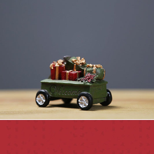 vehicle filled with Christmas presents
