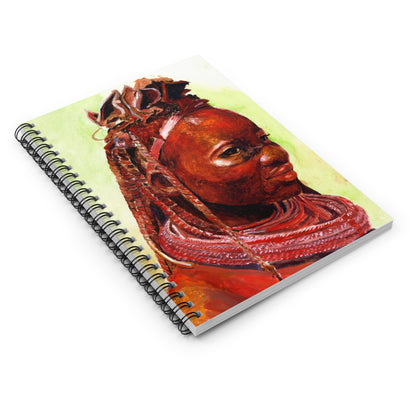 Spiral Notebook — Himba Woman Portrait Ruled Journal