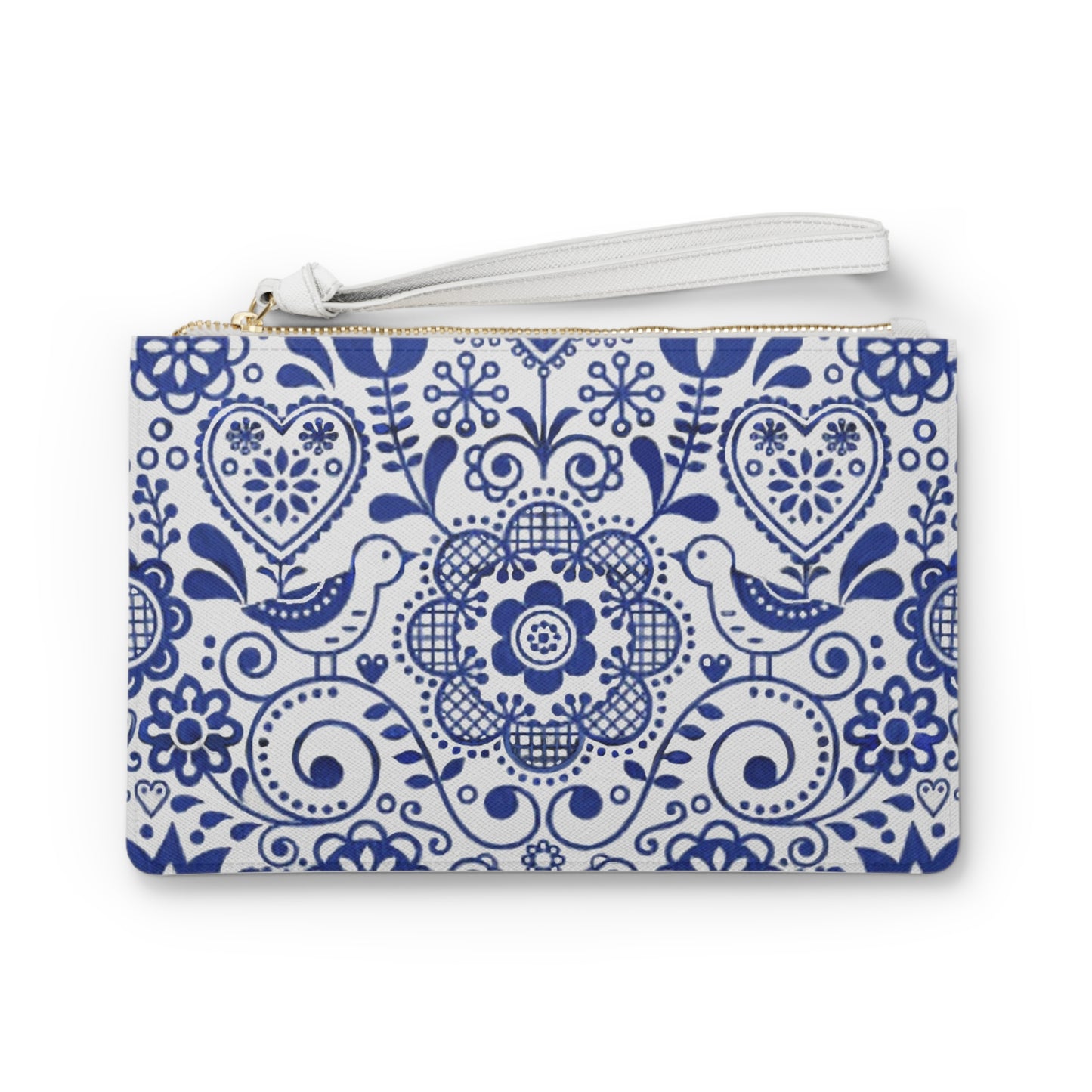 Clutch Bag Blue and White Dutch Design