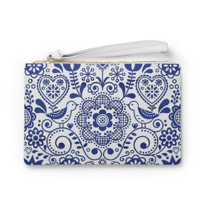 Clutch Bag Blue and White Dutch Design