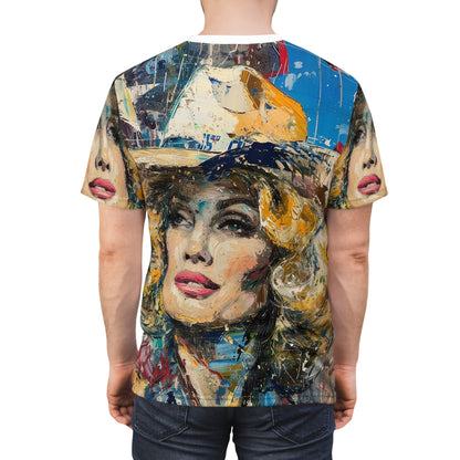 Unisex Cut & Sew Tee (AOP) - Country Queen Western Themed Tee