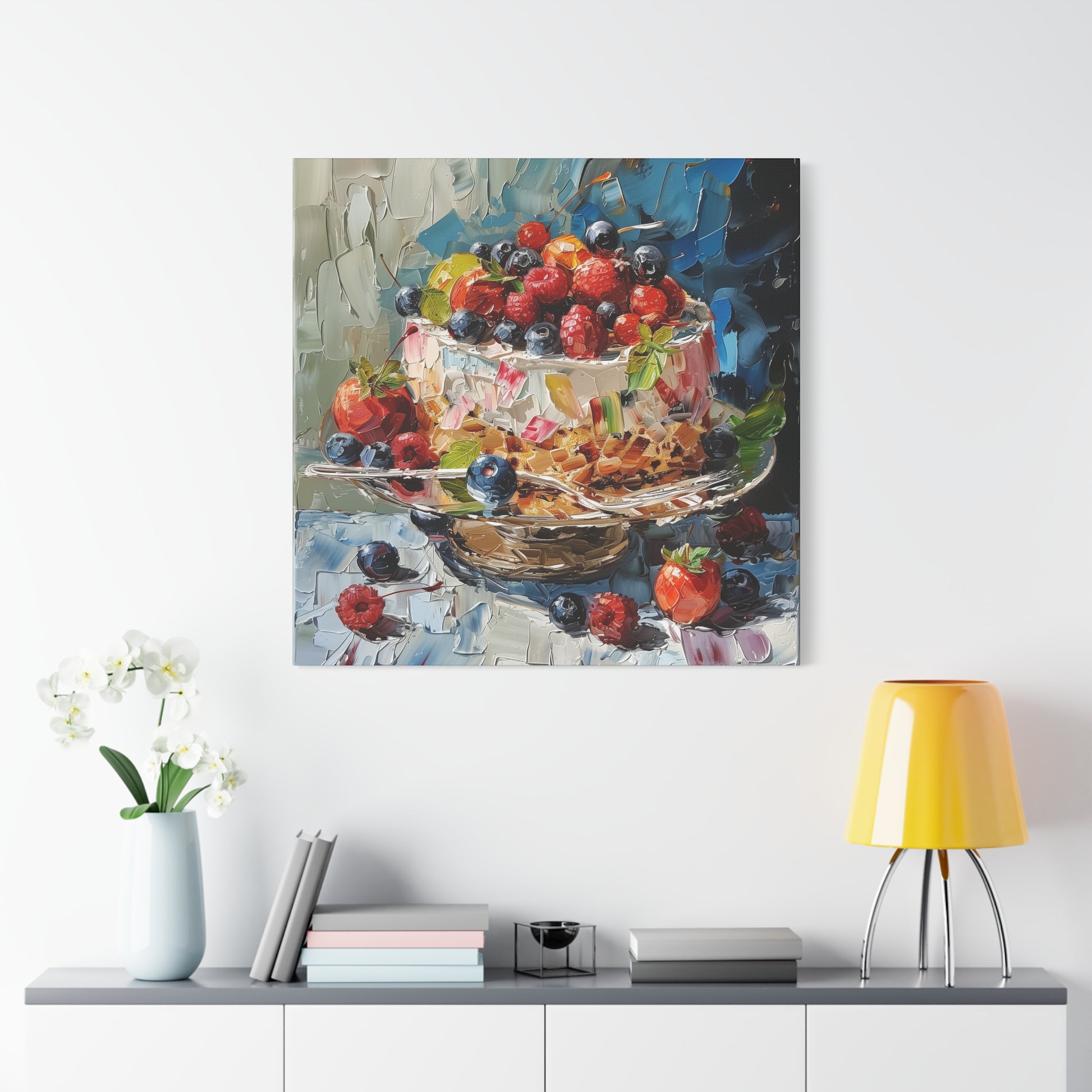 Luscious Dessert - Matte Canvas, Stretched, 1.25" in situe