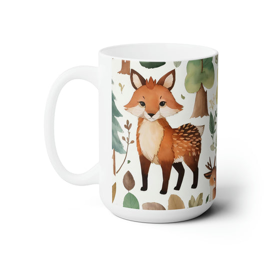 Ceramic Mug 15oz - Woodland Animals
