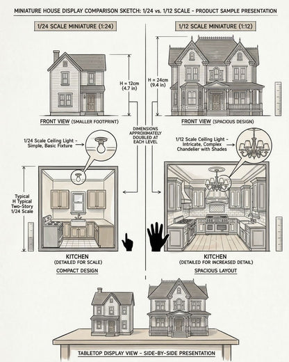 Custom Made Miniature Dioramas, Shadow- and Room Boxes