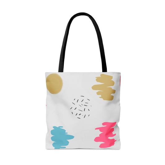 Tote Bag Colorful Circle Design