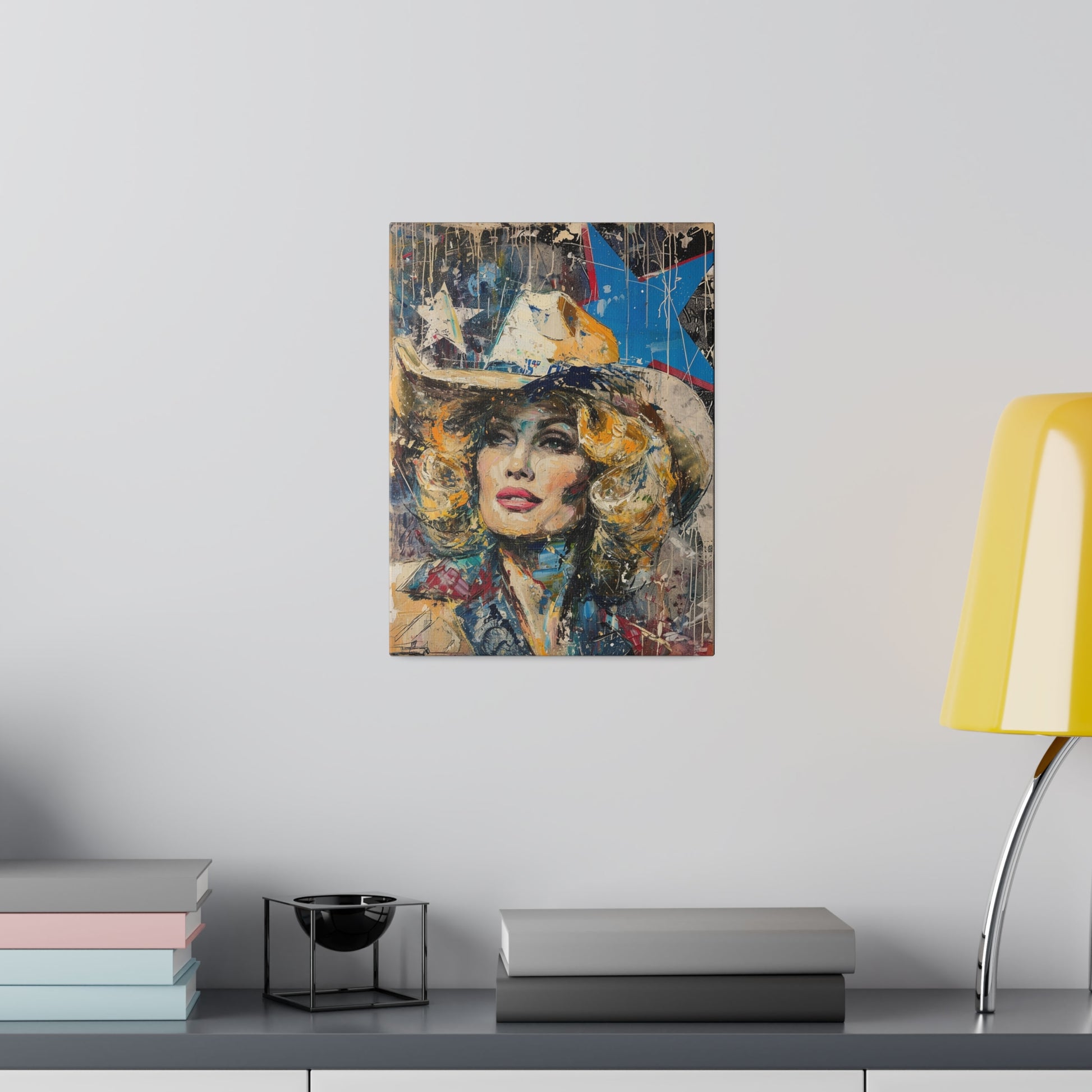 Matte Canvas, Stretched, 0.75" - Country Queen