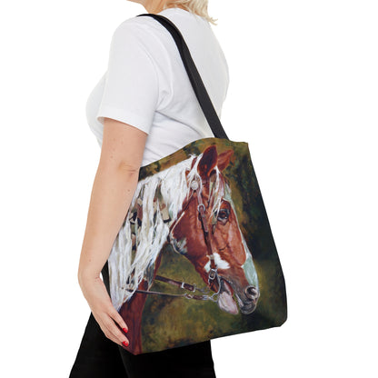 Tote Bag Warriors Horse Equine Design