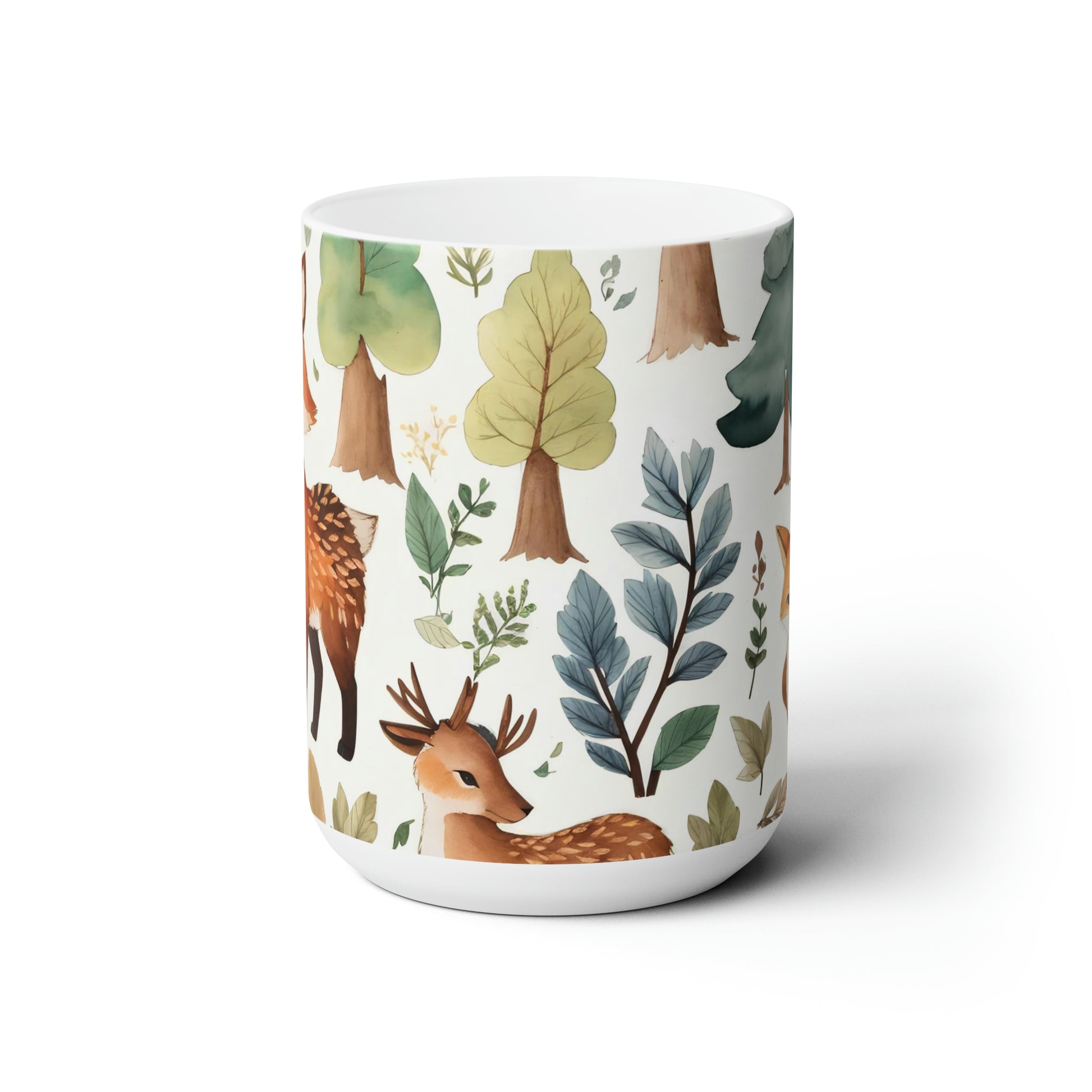 Ceramic Mug 15oz - Woodland Animals front