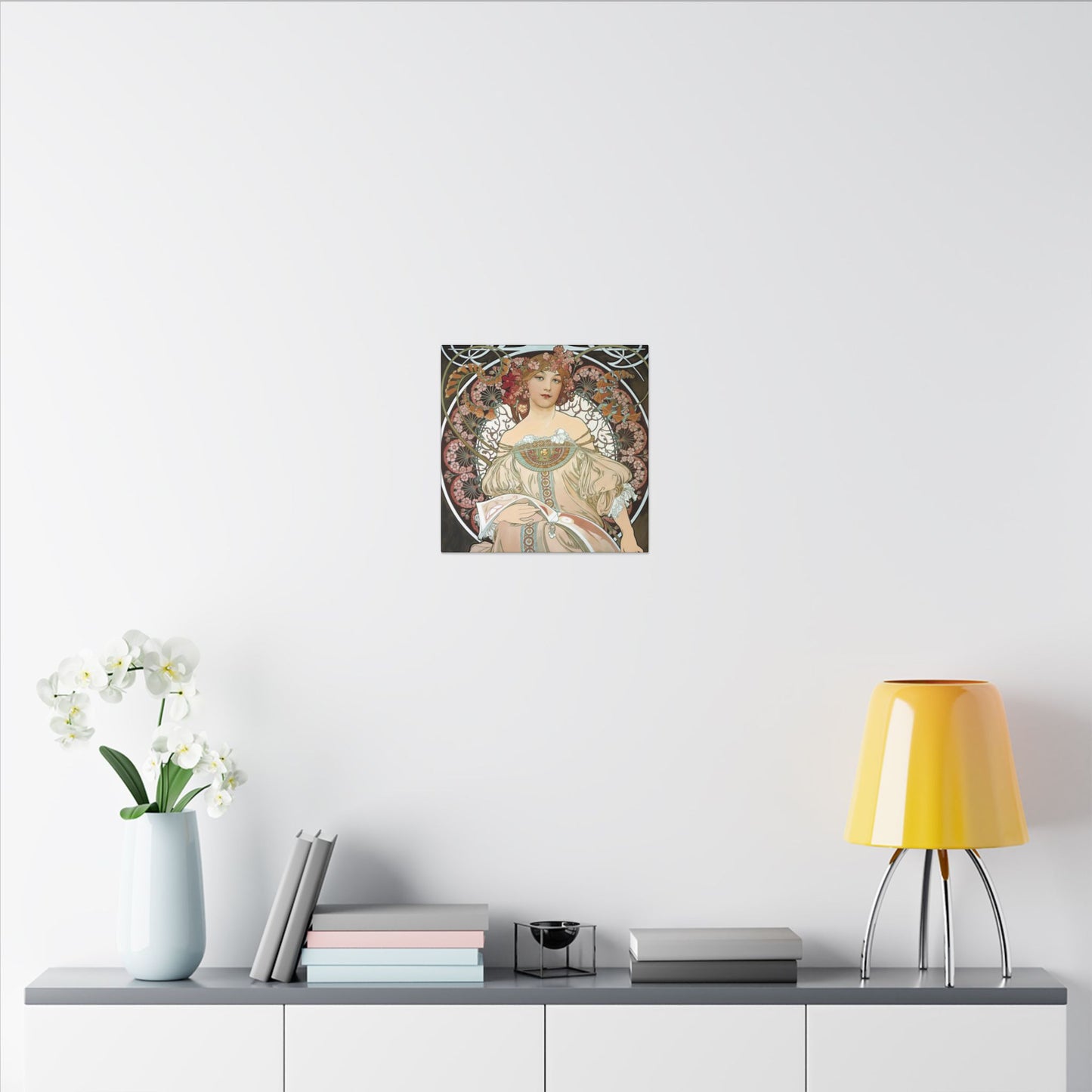 Day Dream After Alphonso Mucha Canvas Gallery Wraps