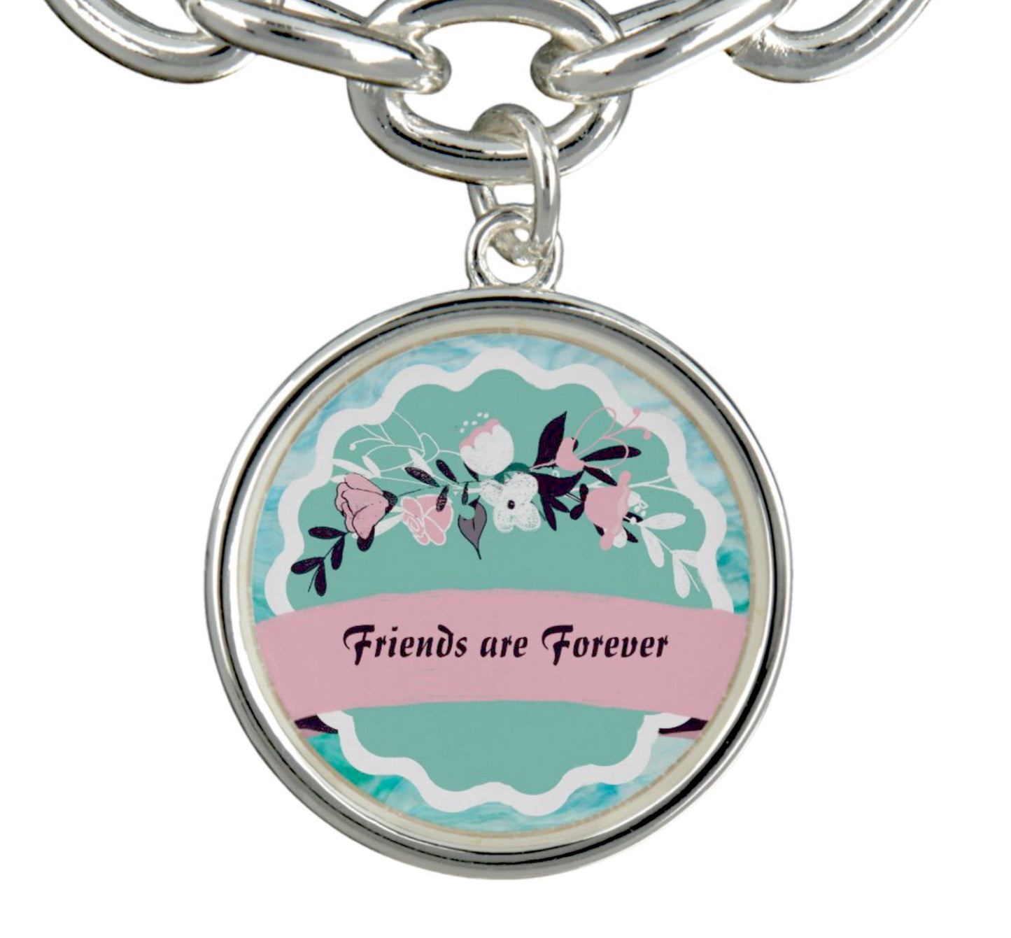 Charm-Bracelet-friends-are-forever-round