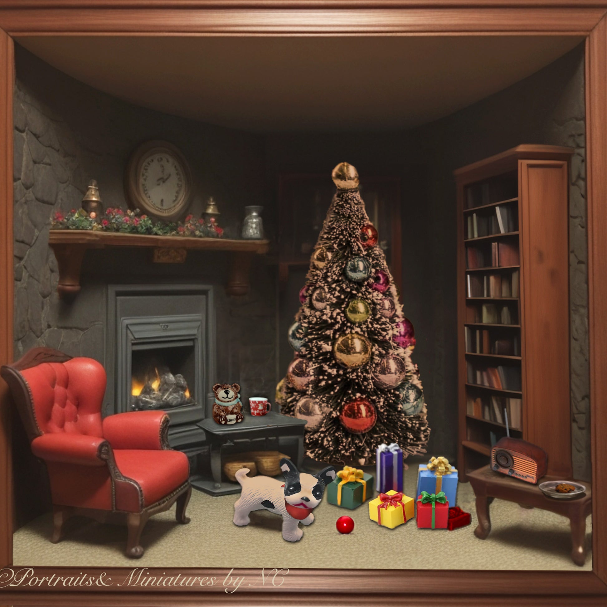Christmas-Pug-Diorama