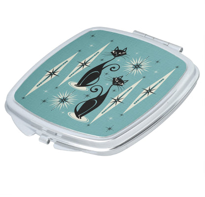 Mid-Century-Meow-Retro-Atomic-Cats-on-Blue-Compact-Mirror-top