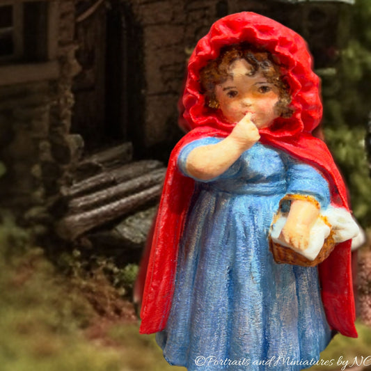 Red Riding Hood Miniature Figurine