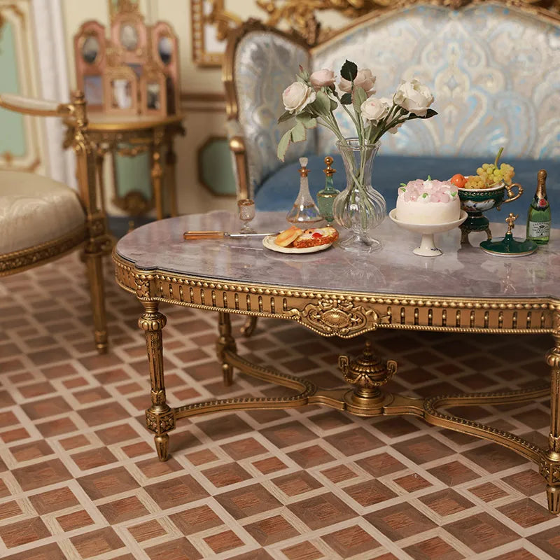 Court Augustus II Furniture 1/6 Scale -coffee Table detail