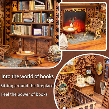 Book Nook Kit Eternal Bookstore interior detail
