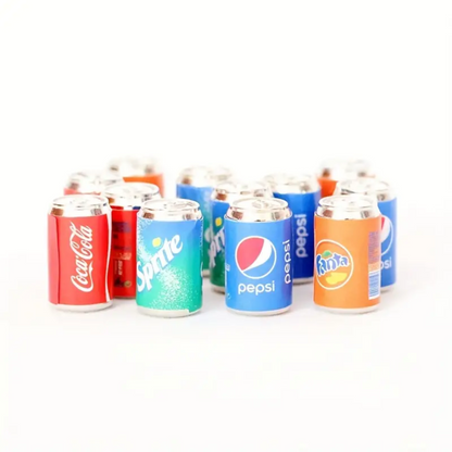 4pcs Dollhouse Dollhouse Mini Soda Cans - Miniature Beverages - Dollhouse Accessories group