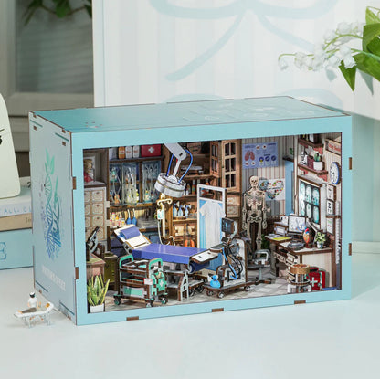 Diy Book Nook Kit - Doctor's Office angles view