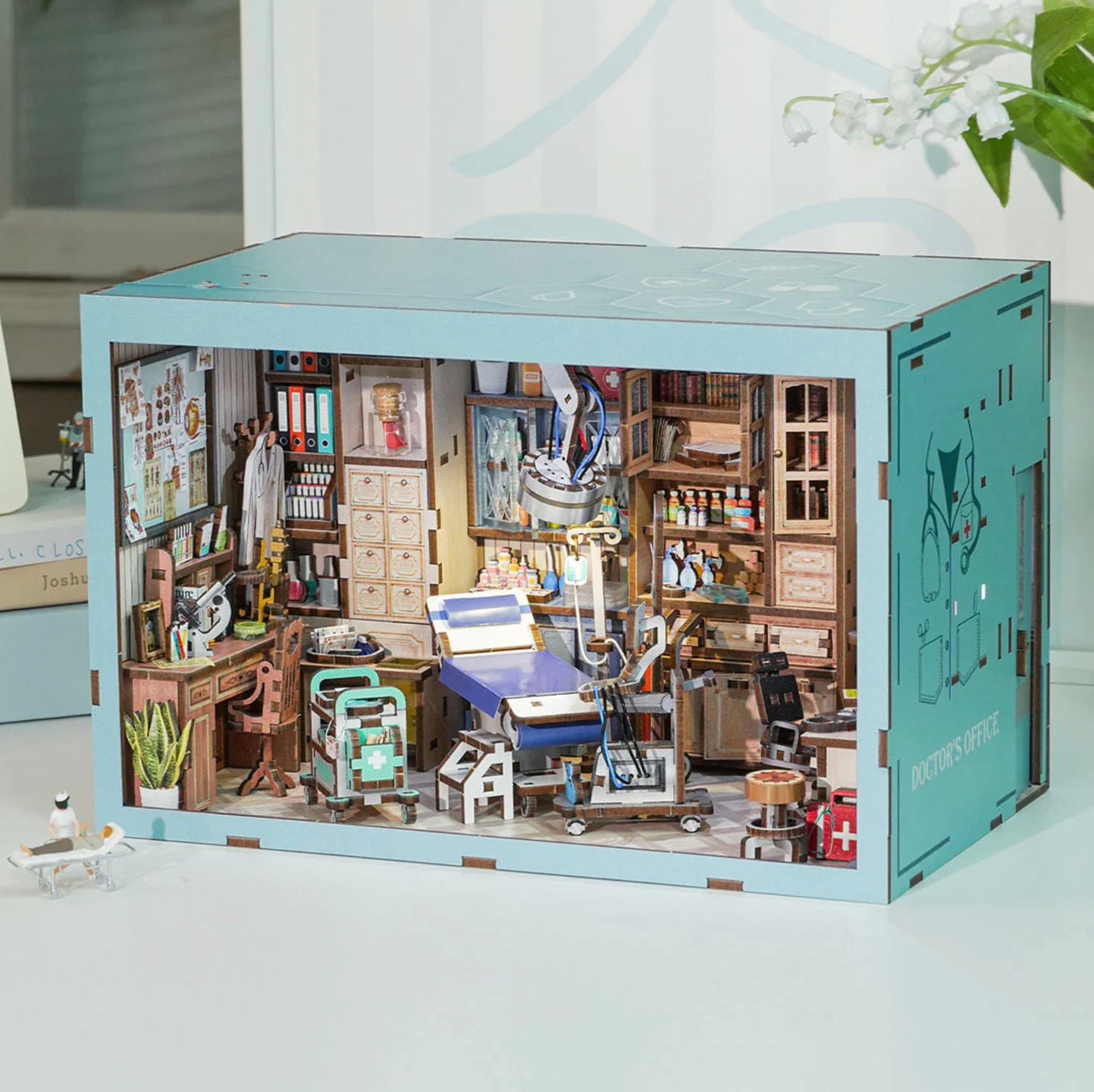 Diy Book Nook Kit - Doctor's Office side view