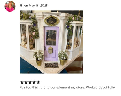 Decorative Scroll Doormats in 1:12 Scale