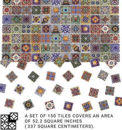 150 pcs, Dollhouse Flooring, 1:12 Scale Doll House Tiles