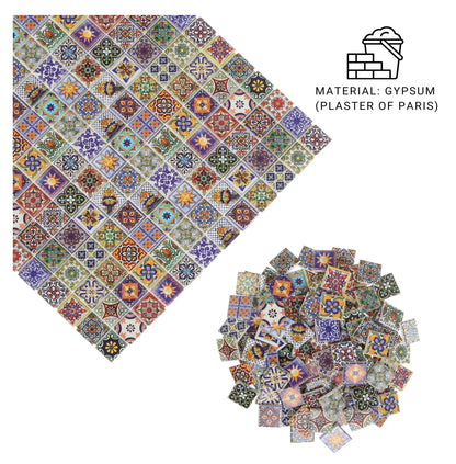 150 pcs, Dollhouse Flooring, 1:12 Scale Doll House Tiles