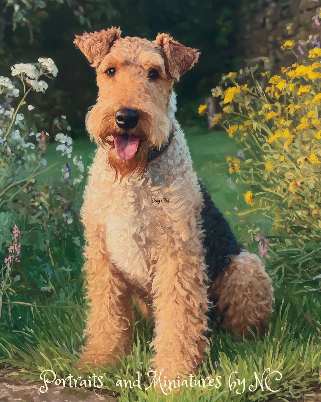 Airedale Terrier portrait