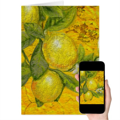 Citrus downloadable greeting Card
