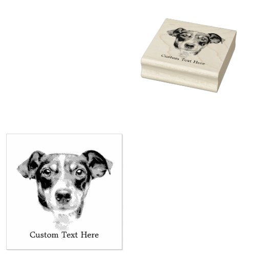 Custom Pet Photo Rubber Stamp