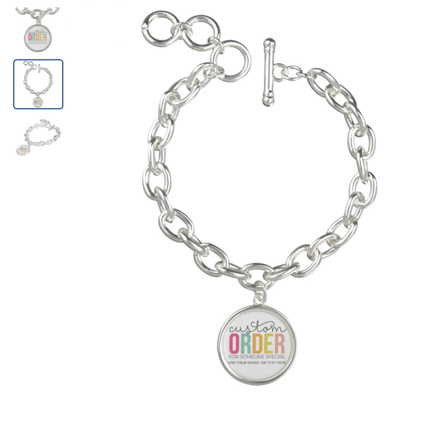 customizable-charm-bracelet-round-front-view