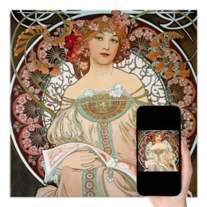 Poster - Day Dream After Alfonse Mucha downloadable