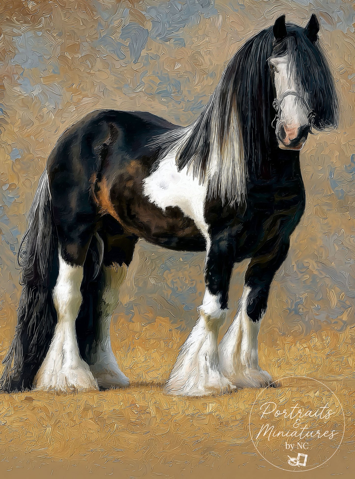 Gypsy Wanner Horse Portrait – Strength in Motion