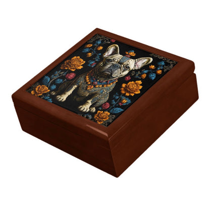 mexican-folk-art-french-bulldog-keepsake-box-golden-oak