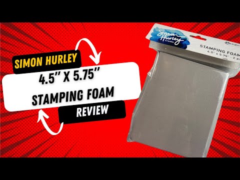 Ranger Simon Hurley Create Stamping Foam - 3" x 4.25" (4 Pack)