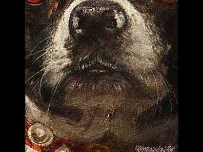 Ratten-Terrier-Hundeöl-Porträt