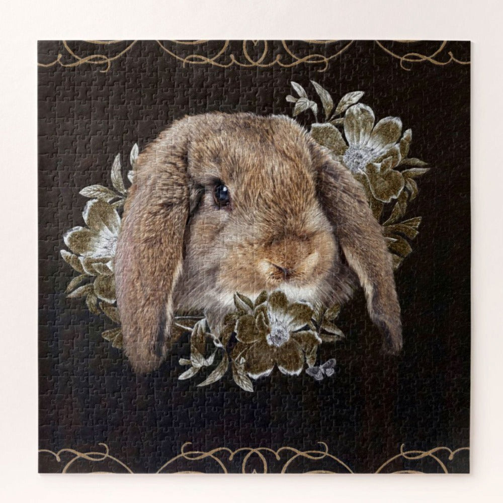 holland lop rabbit puzzle