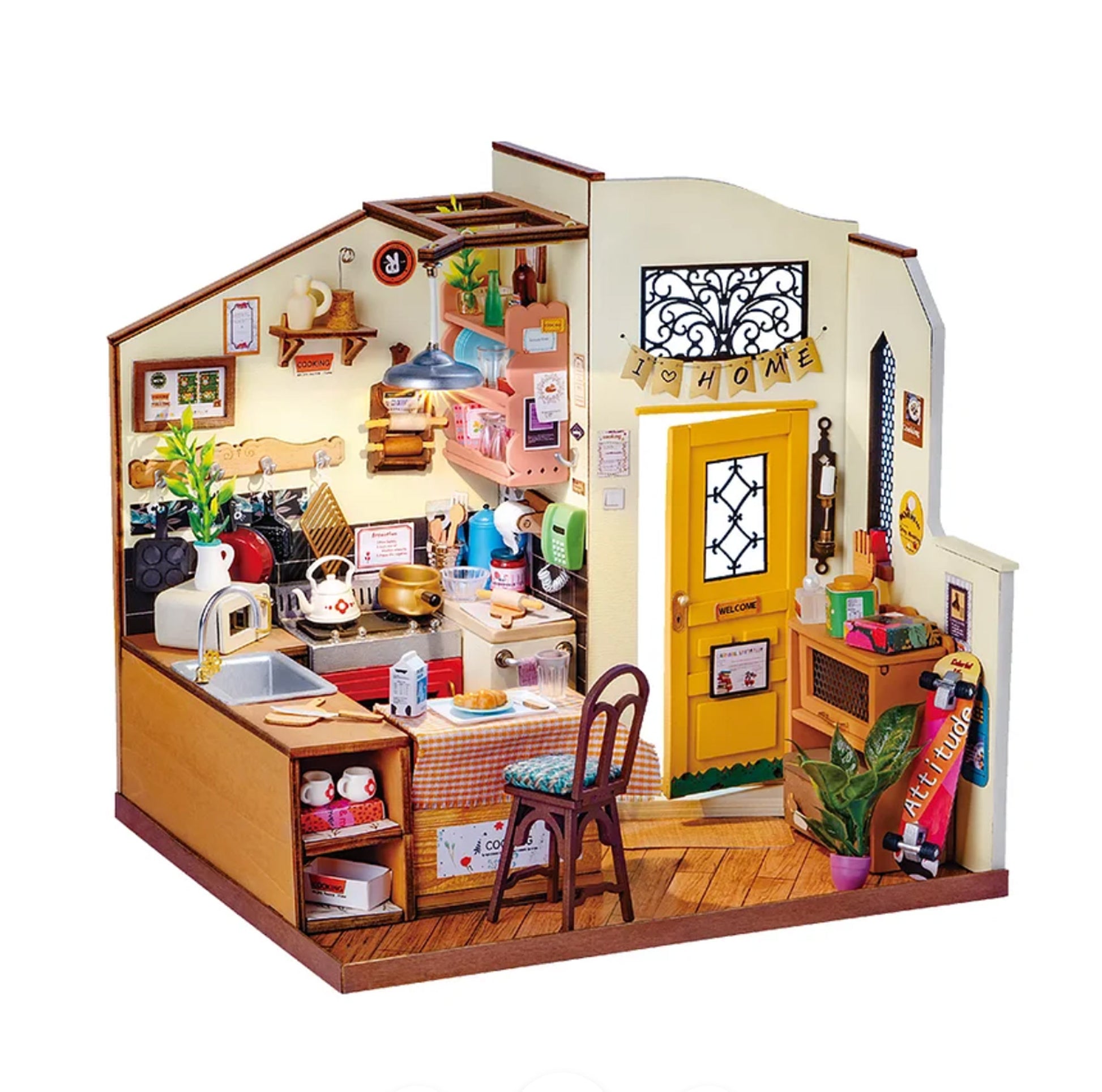 DIY Miniatures Jiangnan Residence Mini DIY Toy Miniature House 