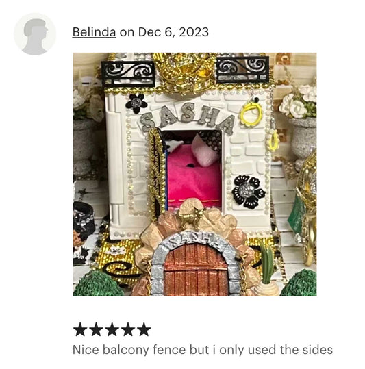 Client Review of Miniature Balcony