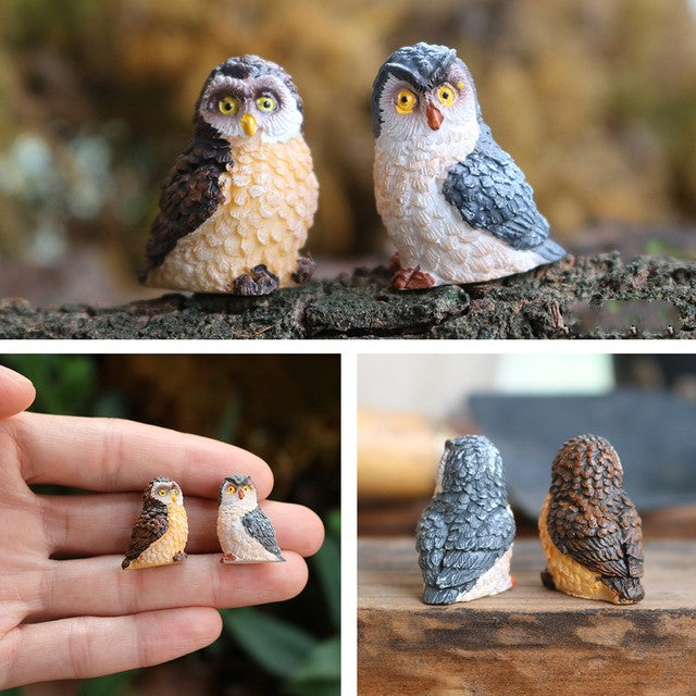 Miniature Owl Swt 1 12 Scale Dollhouse Diorama Accessory