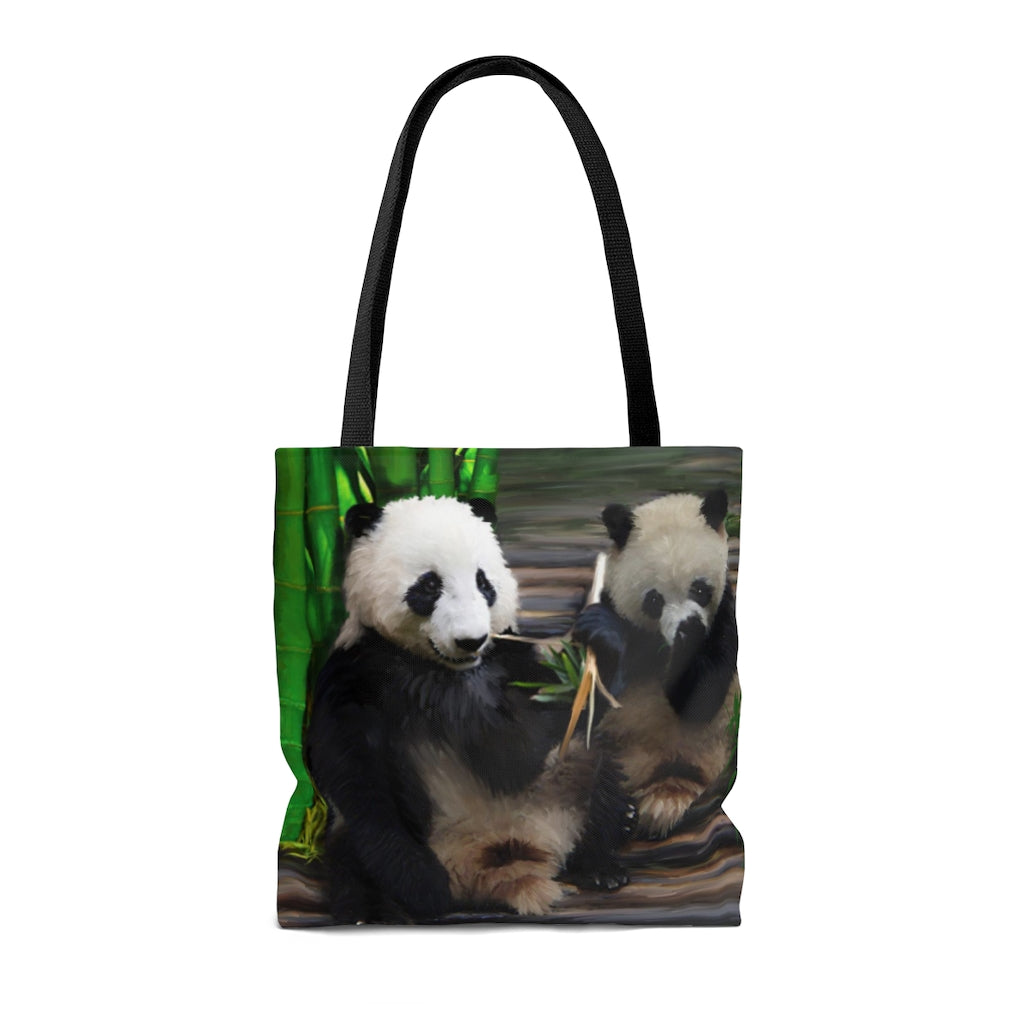 Tote Bag - Panda Design medium back