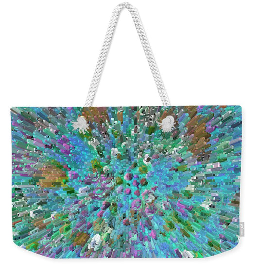 Blue Extrusion - Weekender Tote Bag - Portraits by NC