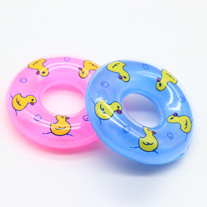 Mini Air Swimming Pool Ring 1/6 Scale Doll Accessory for BJD and Barbie