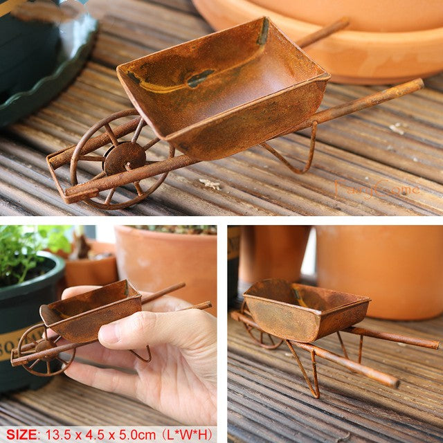 You'll wheel in the compliments when you wheel out this insanely cute 1/12-scale wheelbarrow! It's the perfect accessory to liven up any dollhouse diorama. Don't wheelie the possibilities—let your creativity go wild and let the good times roll! 