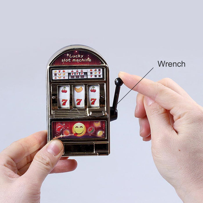 Miniature Slot Machine  with movable wrench