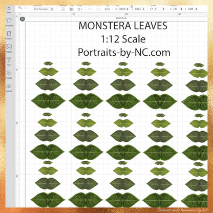 Monstera Leaves Printable