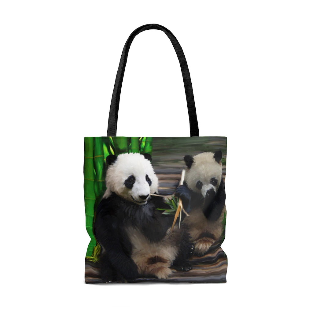 Tote Bag - Panda Design large back