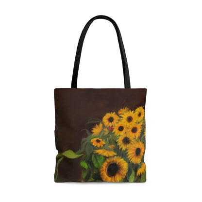 Tote Bag - Bountiful Harvest  Sunflowers front large