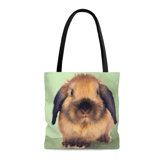Tote Bag - Holland Lop Design small front