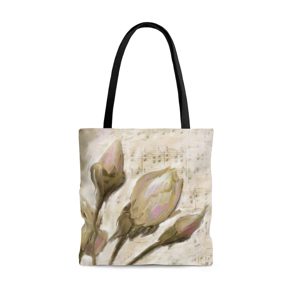 Tote Bag - Ode to Love rose buds