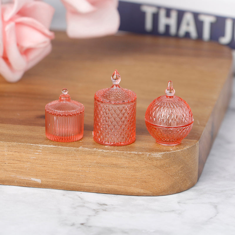 1 6 Scale Decorative Jar Set pink set