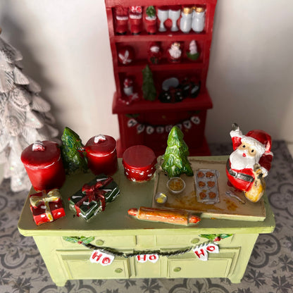 Christmas Buffet Dollhouse Miniature Kit Bash
